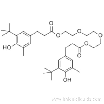 Triethylene glycol bis(3-tert-butyl-4-hydroxy-5-methylphenyl)propionate CAS 36443-68-2